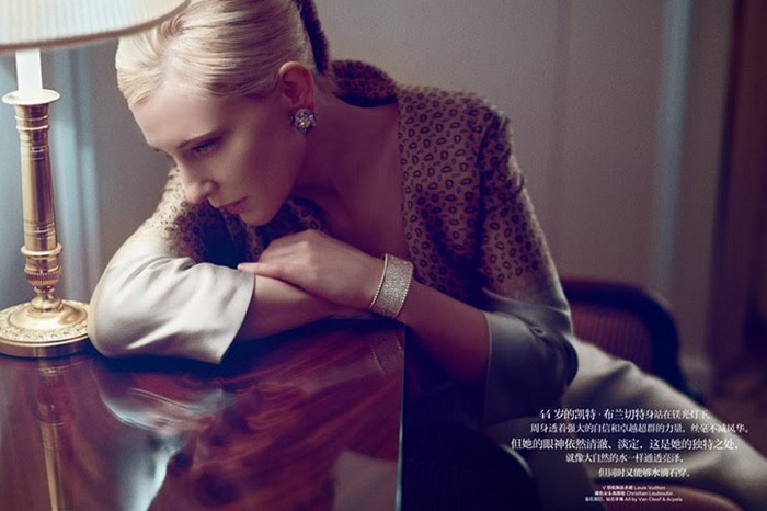 Кейт Бланшетт для Harper’s Bazaar China, ноябрь 2013
