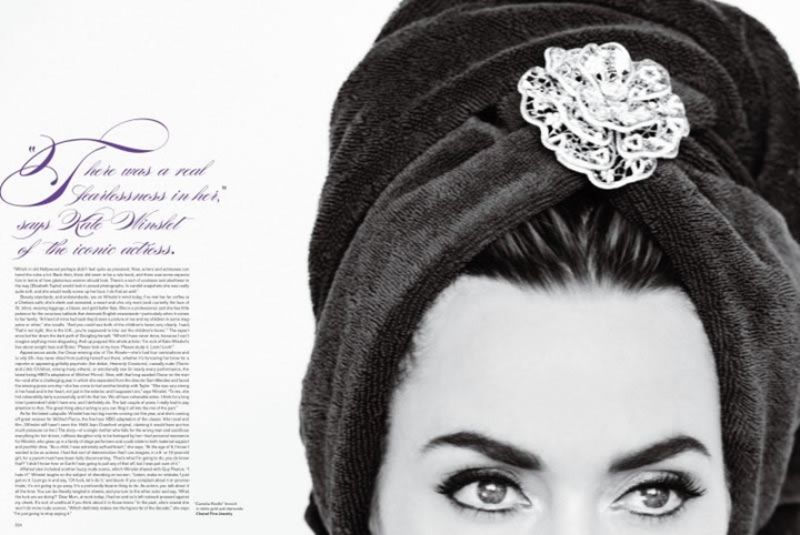 Кейт Уинслет в образе Элизабет Тейлор для V Magazine