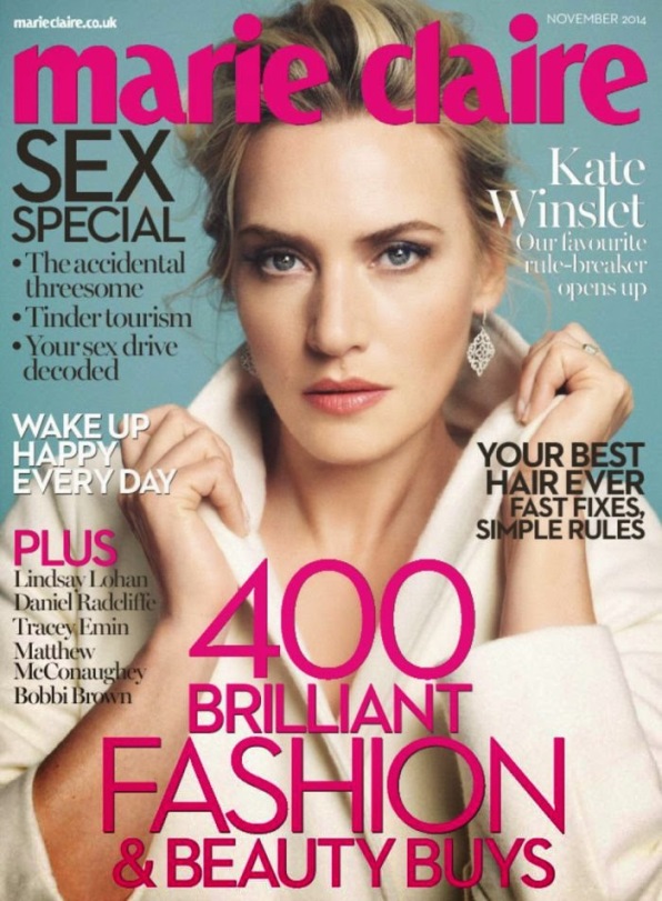 Кейт Уинслет для журнала Marie Claire UK, ноябрь 2014
