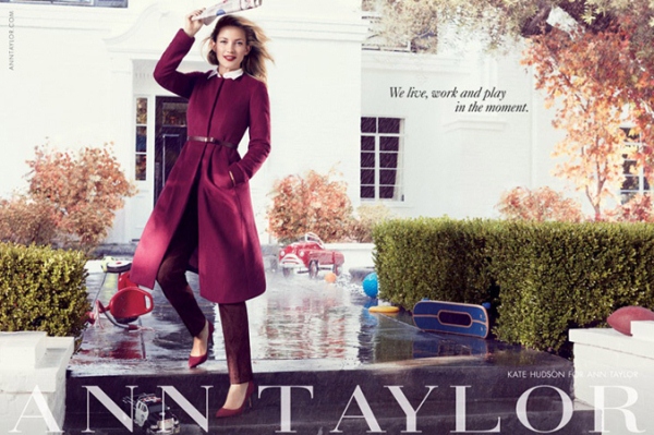 Кейт Хадсон в осенне-зимней рекламной кампании Ann Taylor, 2013