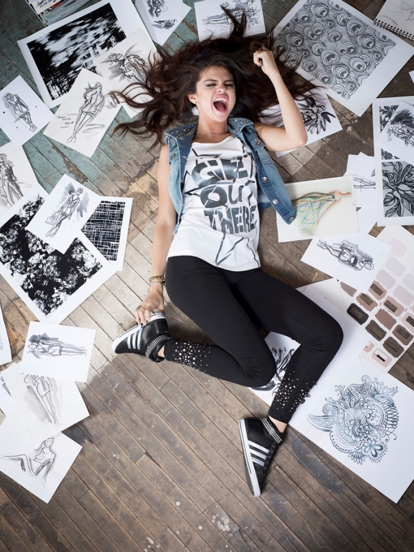 Селена Гомес в рекламной кампании Adidas NEO