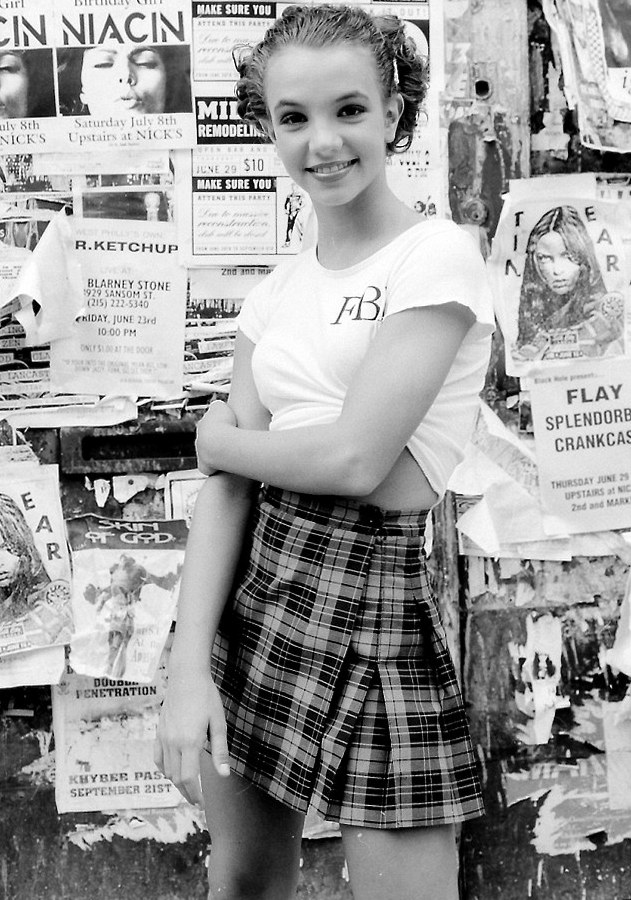 13-летняя Бритни Спирс в фотосессии Дэвида Бэрена