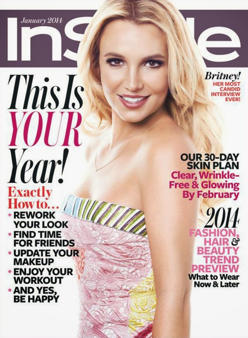 Бритни Спирс для InStyle Magazine, январь 2014