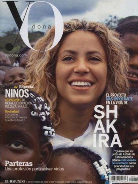 Шакира на обложках журналов