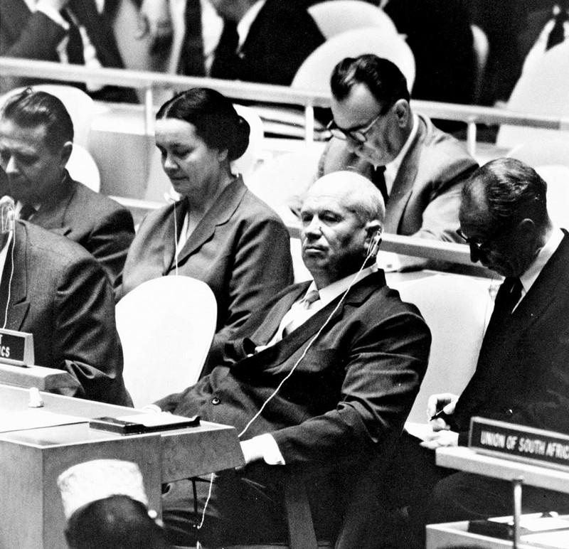 Никита Хрущев на Генеральной ассамблее ООН, 1960 год