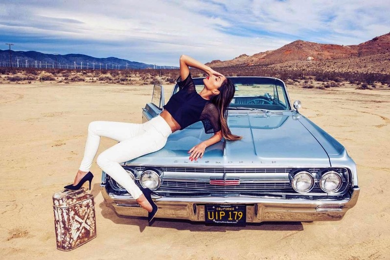 Николь Шерзингер для рекламной кампании коллекции Весна-Лето 2014 бренда Missguided