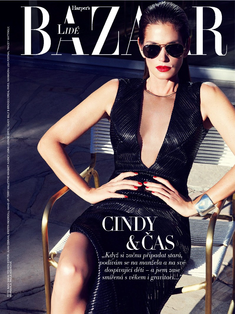 Синди Кроуфорд для майского выпуска Harper’s Bazaar