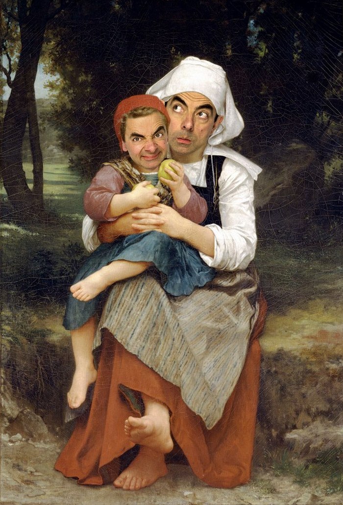 Роуэн Аткинсон на картинах эпохи Возрождения