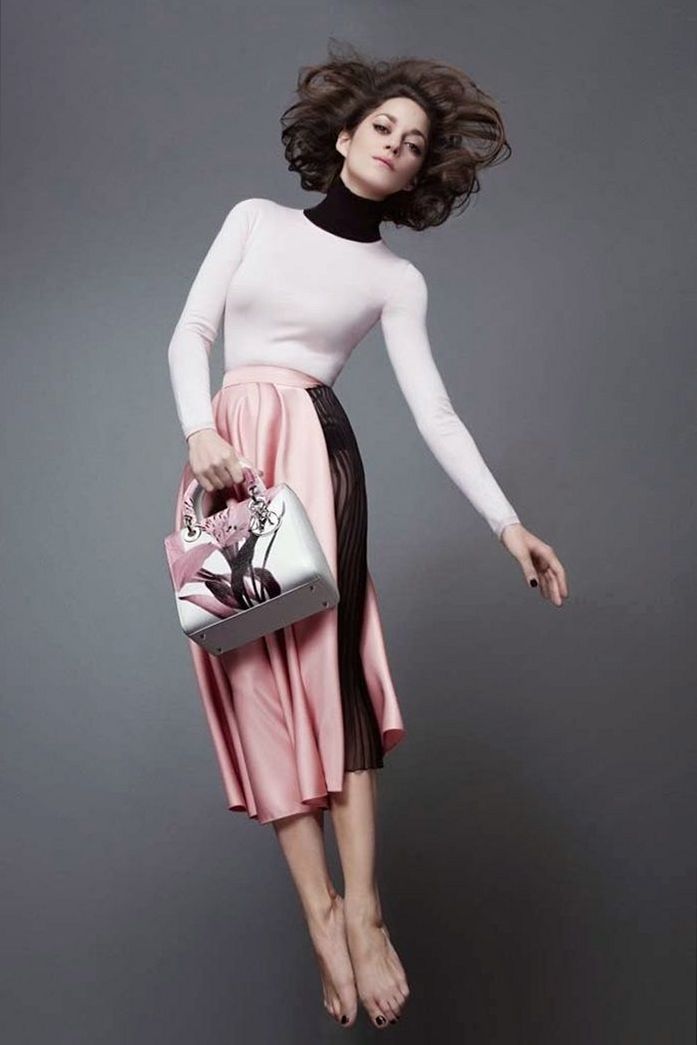 Марион Котийяр в рекламной кампании Lady Dior 2014