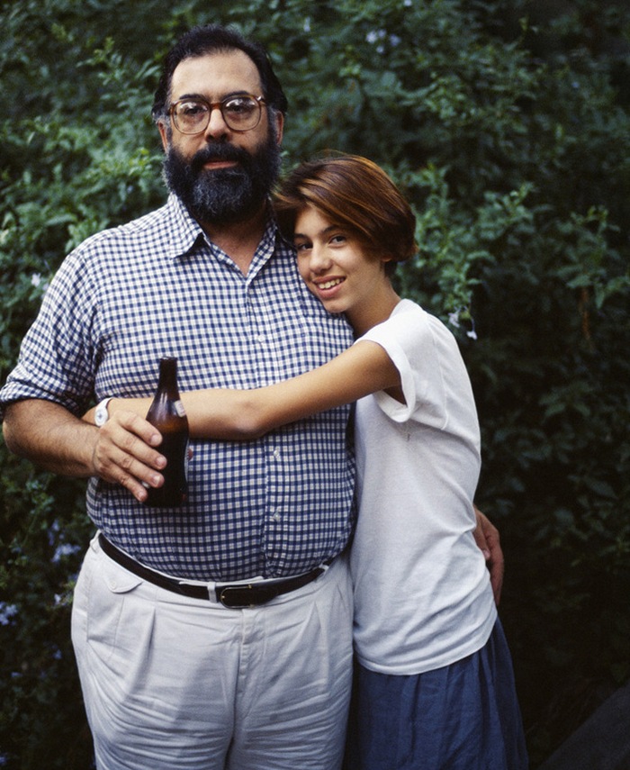 Френсис Форд Коппола и его дочь София, 1984 год