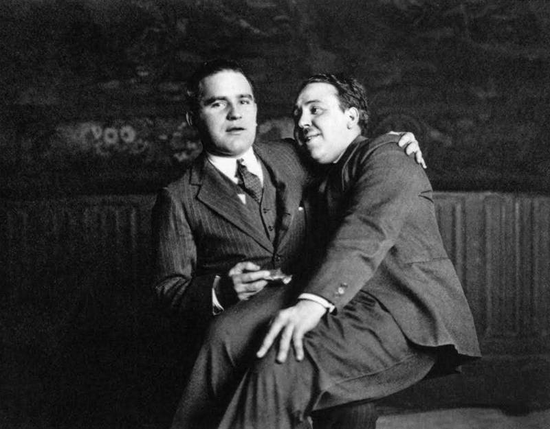 Агент Мирон Селзник и Альфред Хичкок, 1924 год