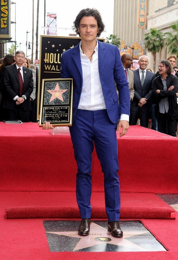 Звезда Орландо Блума на Аллее славы в Голливуде