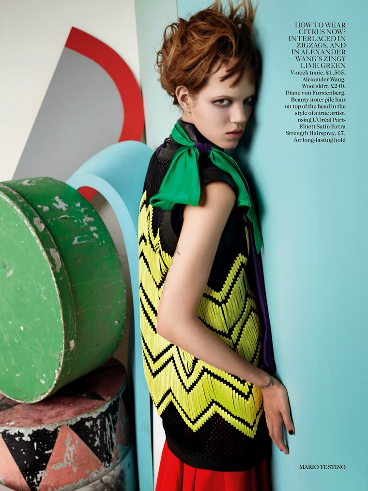 Фрея Беха Эриксен в фотосессии Марио Тестино для Vogue UK, сентябрь 2014