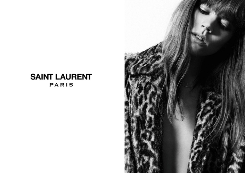 Фрея Беха Эриксен в рекламной кампании SAINT LAURENT "PERMANENT & ACCESSORIES"