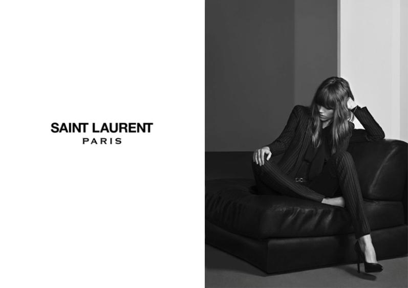 Фрея Беха Эриксен в рекламной кампании SAINT LAURENT "PERMANENT & ACCESSORIES"