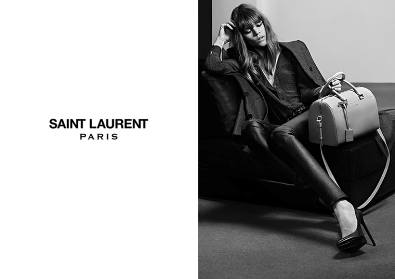 Фрея Беха Эриксен в рекламной кампании SAINT LAURENT "PERMANENT & ACCESSORIES"