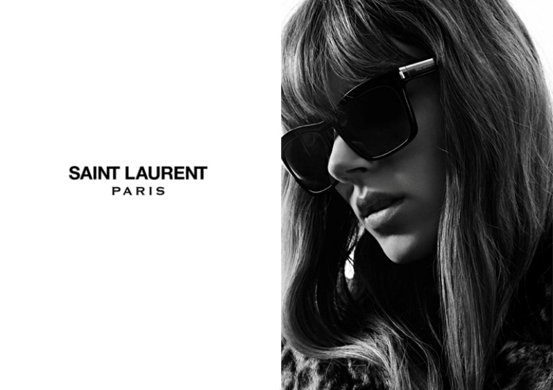 Фрея Беха Эриксен в рекламной кампании SAINT LAURENT "PERMANENT & ACCESSORIES"