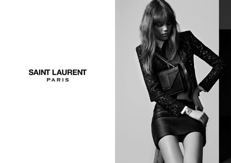 Фрея Беха Эриксен в рекламной кампании SAINT LAURENT "PERMANENT & ACCESSORIES"