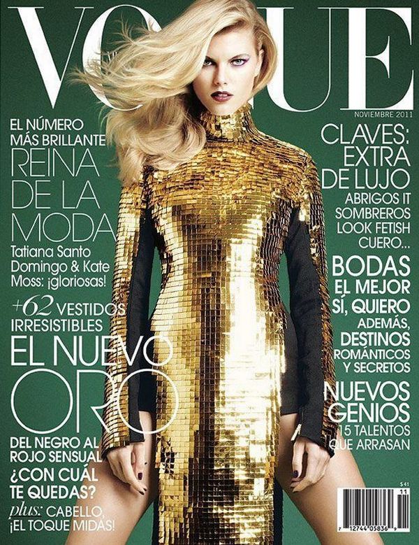 Марина Линчук на обложках журнала Vogue