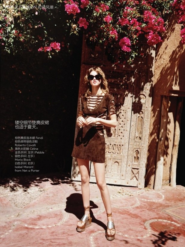 Линдси Уиксон для Vogue China, июнь 2015
