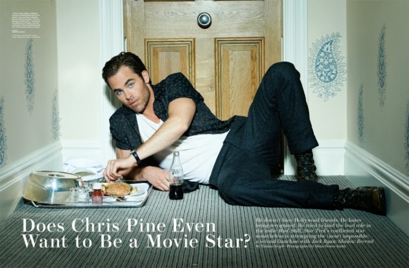 Крис Пайн для The Hollywood Reporter, январь 2014