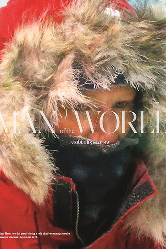 Принц Гарри для Man of the World, зима 2014