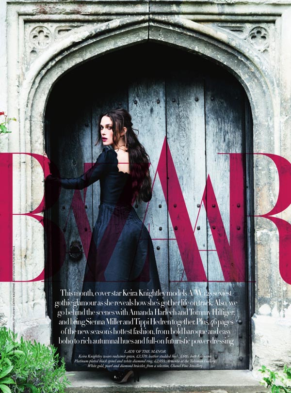 Кира Найтли в Harper's Bazaar UK