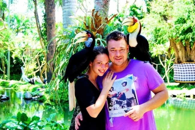Сергей Жуков и его семья на Бали