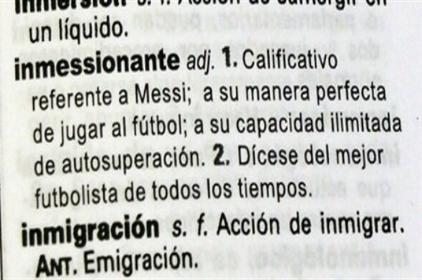 Месси вошел в испанский словарь