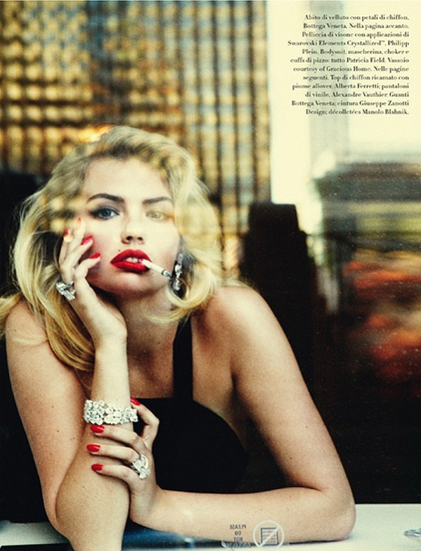 Кейт Аптон в шикарной фотосессии для журнала Vogue Italy