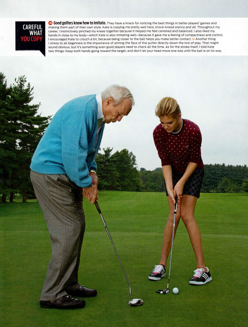 Кейт Аптон для журнала Golf Digest, декабрь 2013