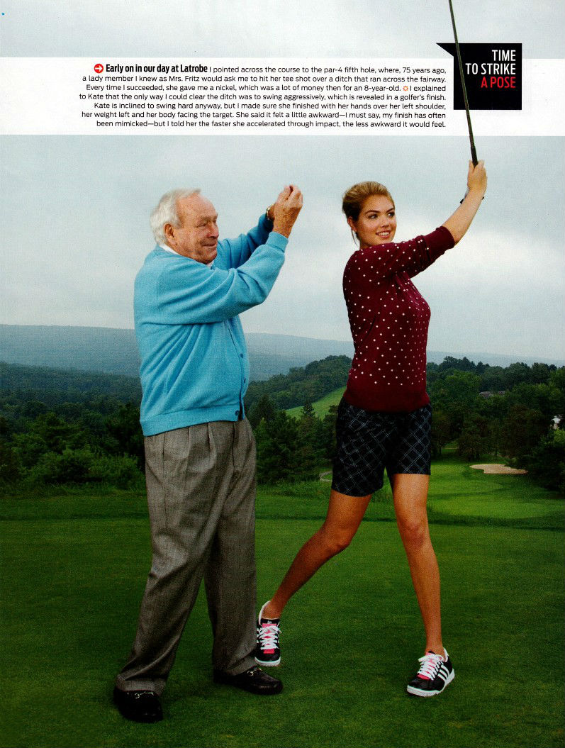 Кейт Аптон для журнала Golf Digest, декабрь 2013