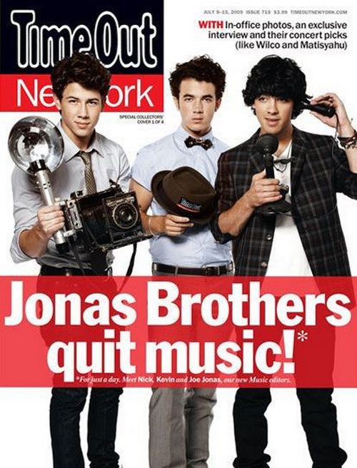 Jonas Brothers на обложках журналов