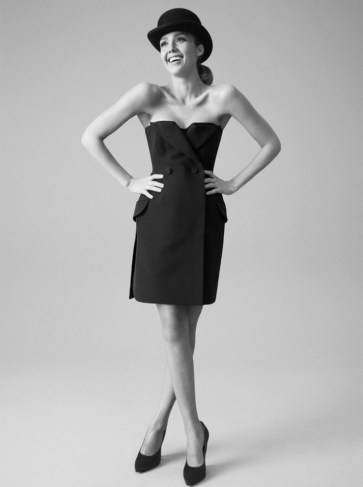 Джессика Альба в фотосессии для журнала Glamour UK