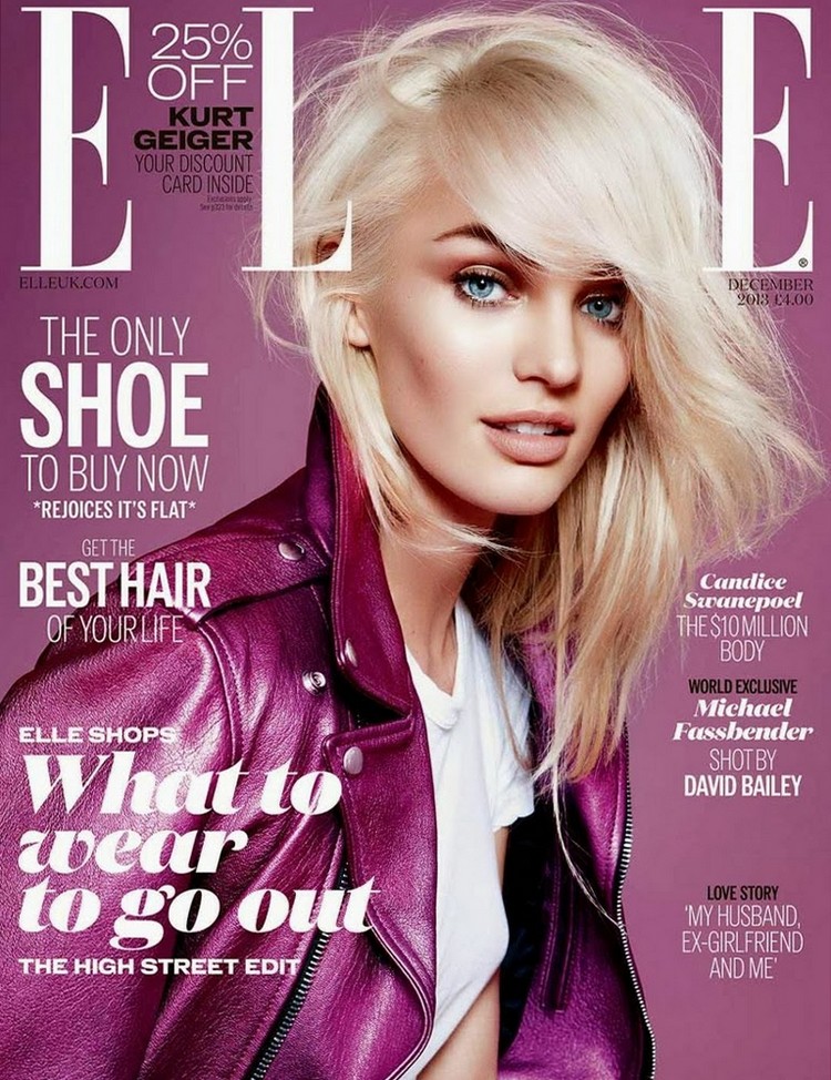 Кэндис Свейнпол для Elle UK, декабрь 2013