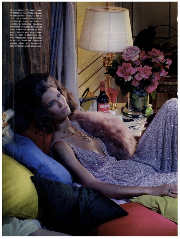 Бьянка Балти для итальянского Vogue
