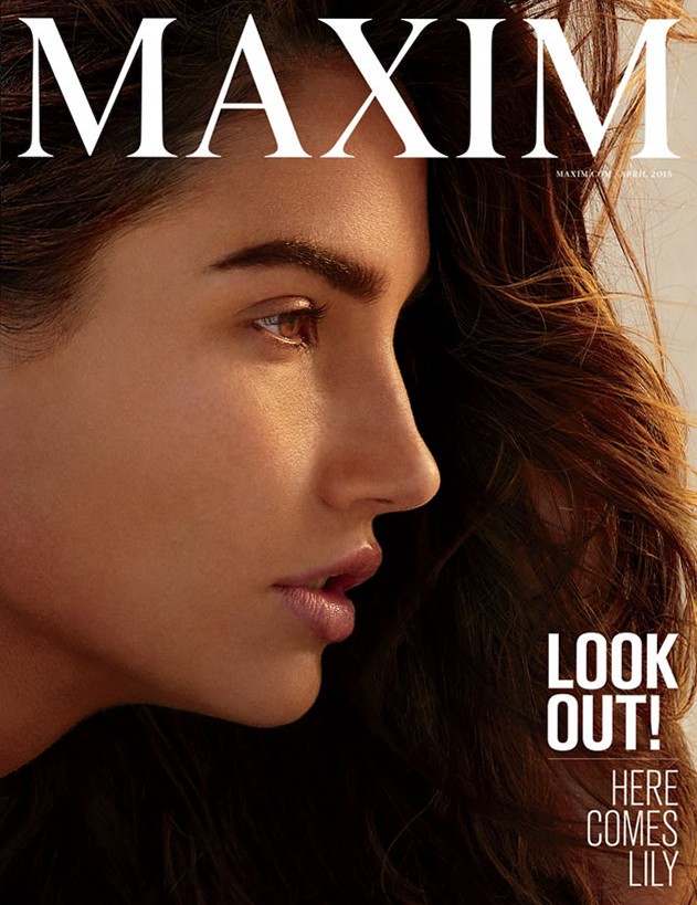 Лили Олдридж для Maxim, апрель 2015