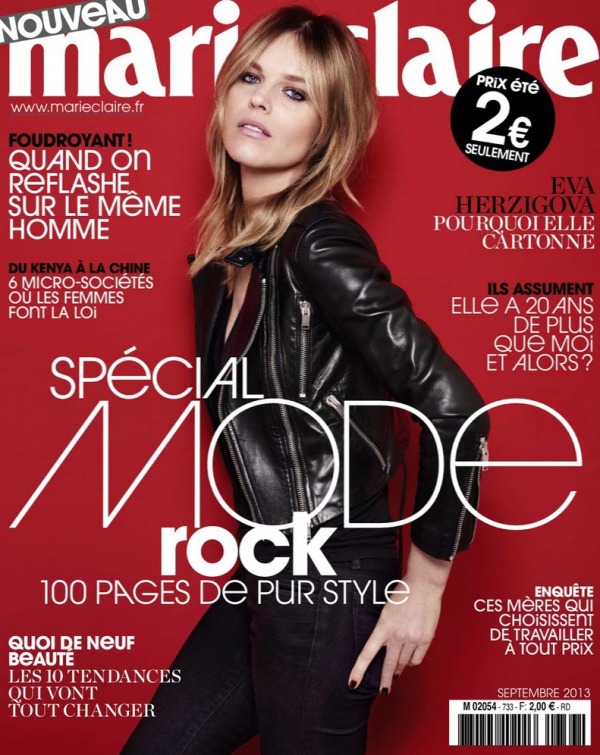 Ева Герцигова для Marie Claire France, сентябрь 2013