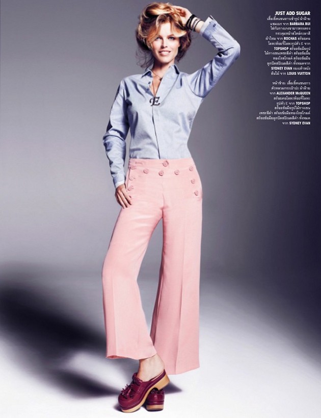  Ева Герцигова для Vogue Thailand, январь 2014