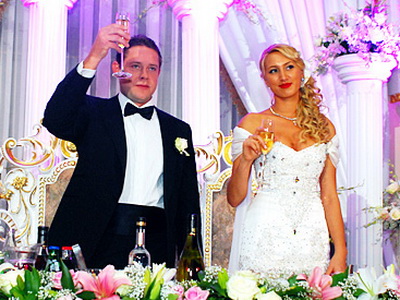 Свадьба Павла Буре и Алины Хасановой