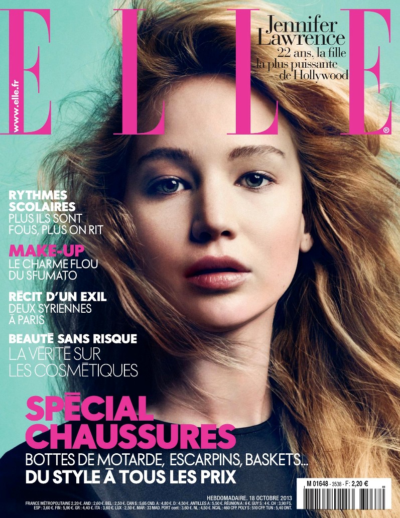 Дженнифер Лоуренс для Elle France, октябрь 2013