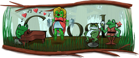 Джоаккино Антонио Россини на праздничном логотипе Google