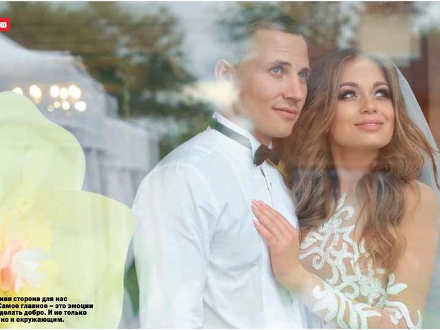Свадебная фотосессия Яны Соломко для журнала Viva.