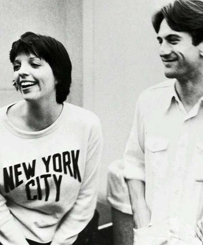 Лайза Миннелли и Роберт Де Ниро на съемках фильма "Нью-Йорк, Нью-Йорк", 1976 год