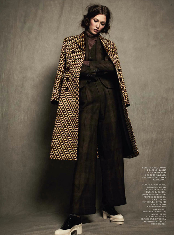 Карли Клосс в Harper's Bazaar Russia