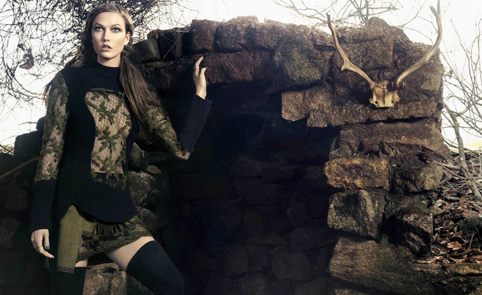 Карли Клосс в рекламной кампании Animale Inverno 2014