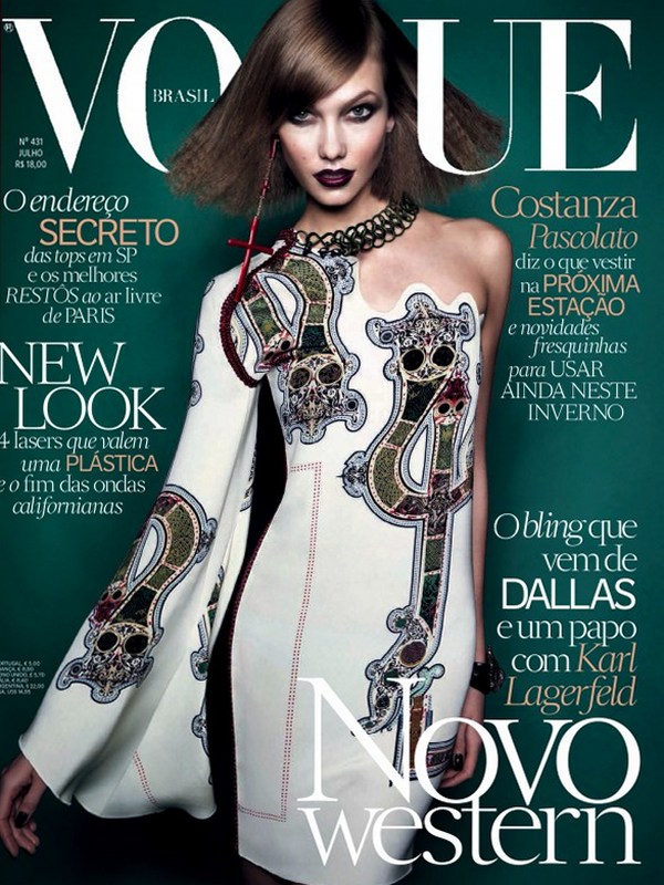 Карли Клосс для Vogue Brazil, июль 2014