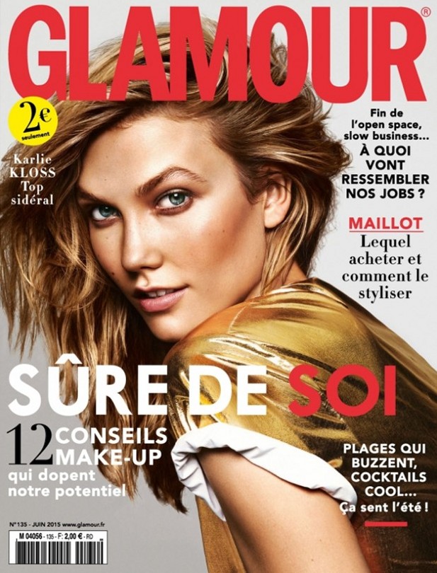 Карли Клосс для Glamour France, июнь 2015