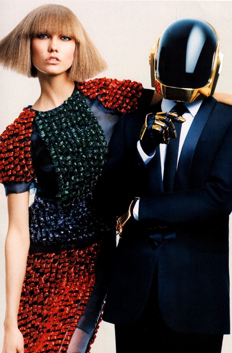 Карли Клосс и Daft Punk для журнала VOGUE US, август 2013