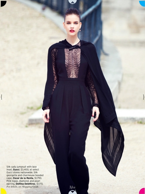 Барбара Палвин для Elle US, август 2013